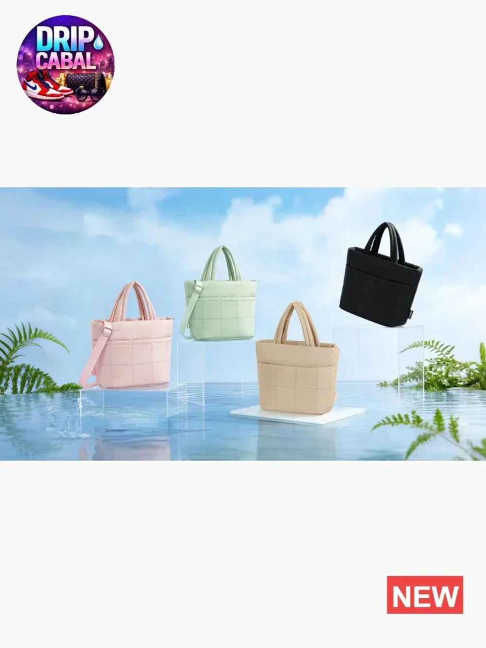 Crossbody Bags for Women Puffer Tote Mini Shoulder Handbag RFID Anti Theft